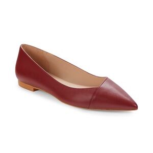 Stuart Weitzman Avenue Leather Ballet Flats